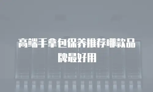 高端手拿包保养推荐哪款品牌最好用