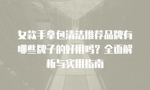 女款手拿包清洁推荐品牌有哪些牌子的好用吗？全面解析与实用指南