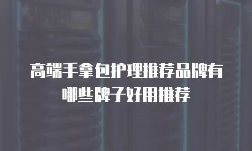高端手拿包护理推荐品牌有哪些牌子好用推荐