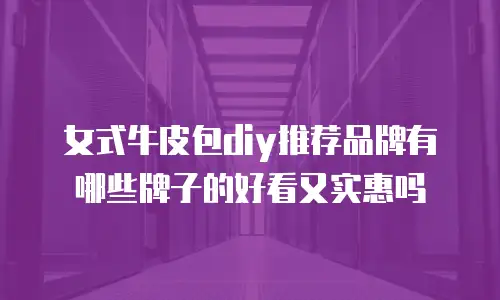 女式牛皮包diy推荐品牌有哪些牌子的好看又实惠吗