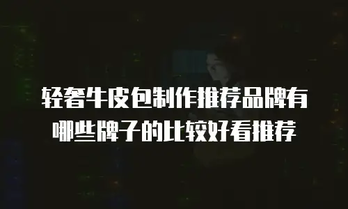 轻奢牛皮包制作推荐品牌有哪些牌子的比较好看推荐