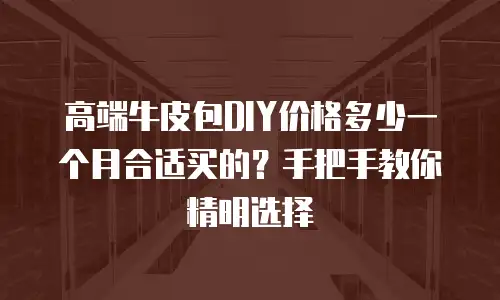 高端牛皮包DIY价格多少一个月合适买的？手把手教你精明选择