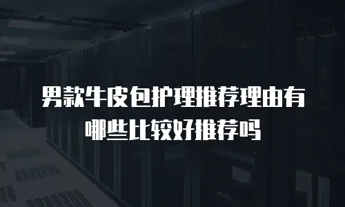 男款牛皮包护理推荐理由有哪些比较好推荐吗
