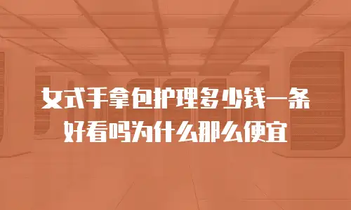 女式手拿包护理多少钱一条好看吗为什么那么便宜