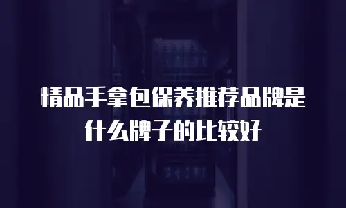 精品手拿包保养推荐品牌是什么牌子的比较好