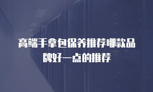 高端手拿包保养推荐哪款品牌好一点的推荐