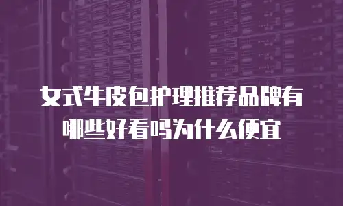 女式牛皮包护理推荐品牌有哪些好看吗为什么便宜