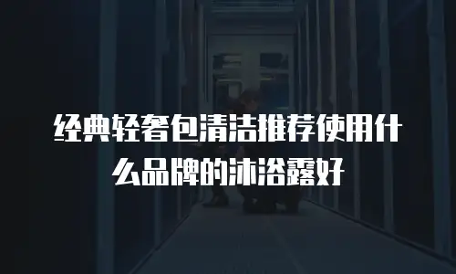经典轻奢包清洁推荐使用什么品牌的沐浴露好