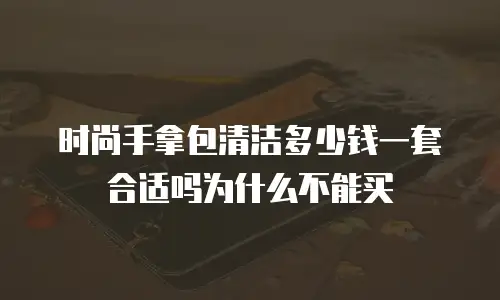 时尚手拿包清洁多少钱一套合适吗为什么不能买
