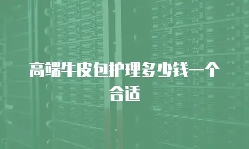 高端牛皮包护理多少钱一个合适