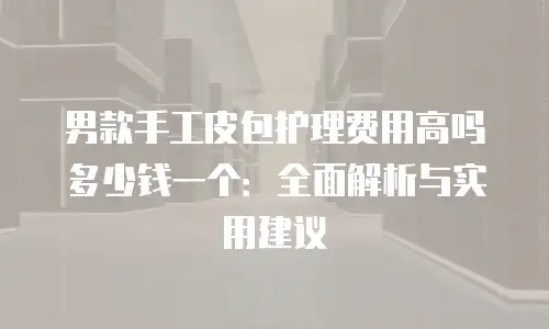 男款手工皮包护理费用高吗多少钱一个：全面解析与实用建议