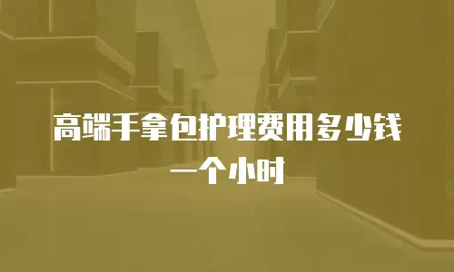 高端手拿包护理费用多少钱一个小时