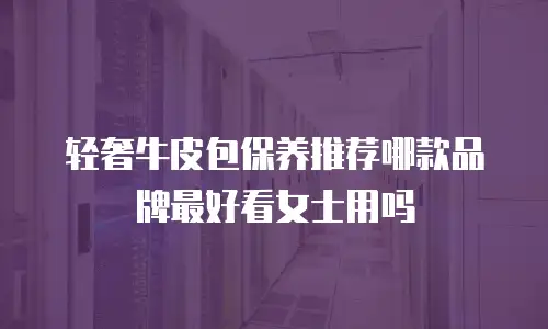 轻奢牛皮包保养推荐哪款品牌最好看女士用吗