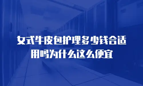 女式牛皮包护理多少钱合适用吗为什么这么便宜