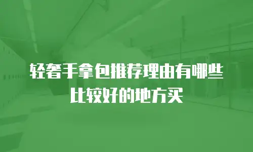 轻奢手拿包推荐理由有哪些比较好的地方买
