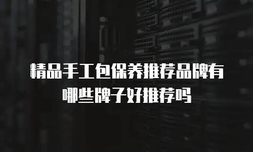 精品手工包保养推荐品牌有哪些牌子好推荐吗