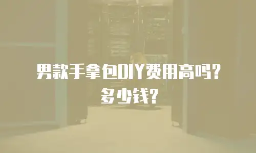 男款手拿包DIY费用高吗？多少钱？