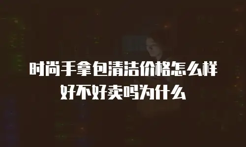 时尚手拿包清洁价格怎么样好不好卖吗为什么