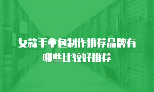 女款手拿包制作推荐品牌有哪些比较好推荐