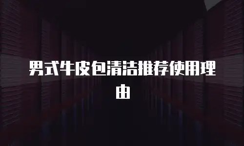 男式牛皮包清洁推荐使用理由