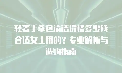 轻奢手拿包清洁价格多少钱合适女士用的？专业解析与选购指南
