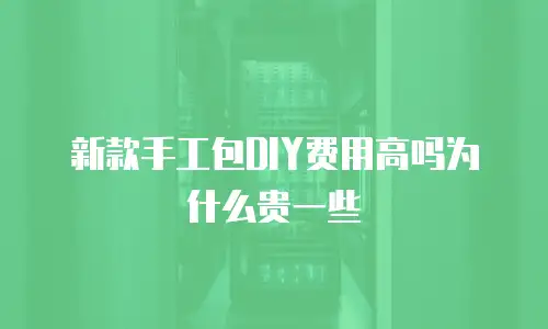 新款手工包DIY费用高吗为什么贵一些