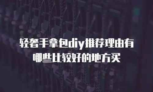 轻奢手拿包diy推荐理由有哪些比较好的地方买