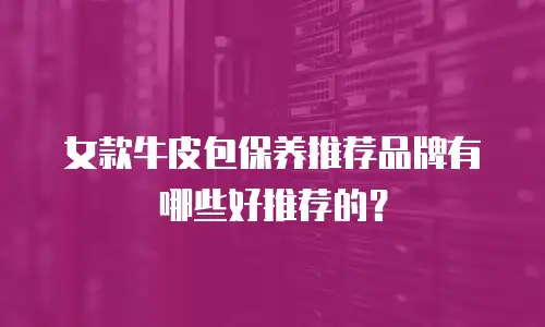女款牛皮包保养推荐品牌有哪些好推荐的？