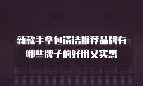 新款手拿包清洁推荐品牌有哪些牌子的好用又实惠