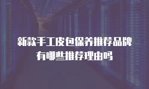 新款手工皮包保养推荐品牌有哪些推荐理由吗