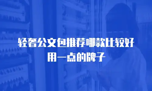 轻奢公文包推荐哪款比较好用一点的牌子