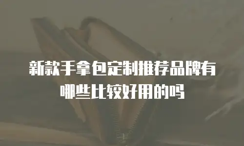 新款手拿包定制推荐品牌有哪些比较好用的吗