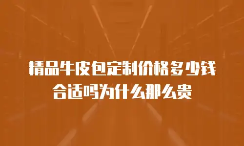 精品牛皮包定制价格多少钱合适吗为什么那么贵