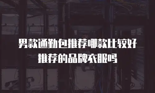男款通勤包推荐哪款比较好推荐的品牌衣服吗