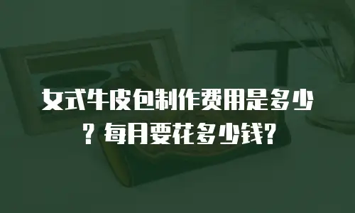 女式牛皮包制作费用是多少？每月要花多少钱？