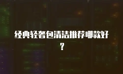 经典轻奢包清洁推荐哪款好？