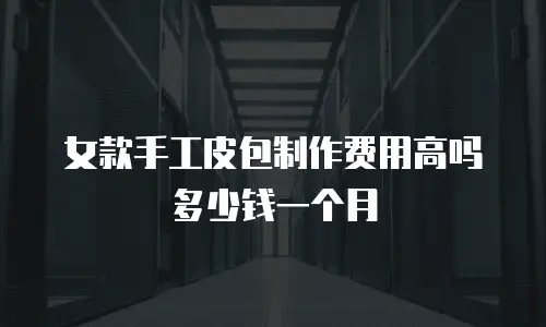 女款手工皮包制作费用高吗多少钱一个月