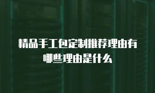 精品手工包定制推荐理由有哪些理由是什么