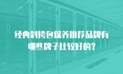 经典斜挎包保养推荐品牌有哪些牌子比较好的？