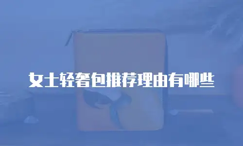 女士轻奢包推荐理由有哪些