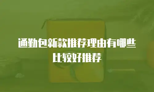 通勤包新款推荐理由有哪些比较好推荐