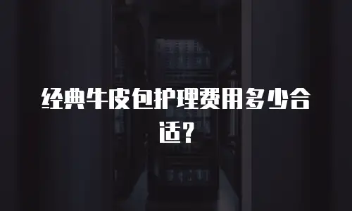 经典牛皮包护理费用多少合适？
