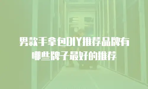 男款手拿包DIY推荐品牌有哪些牌子最好的推荐