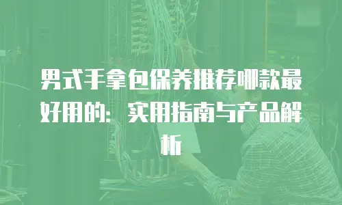 男式手拿包保养推荐哪款最好用的：实用指南与产品解析