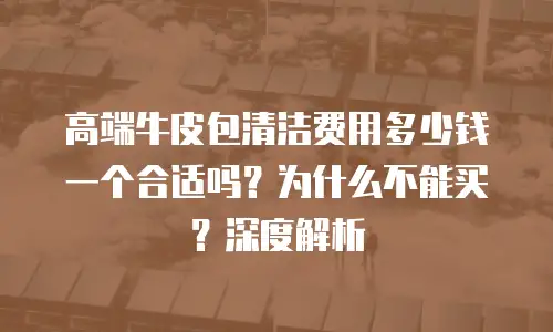 高端牛皮包清洁费用多少钱一个合适吗？为什么不能买？深度解析