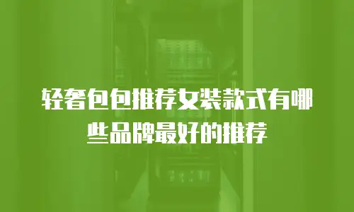 轻奢包包推荐女装款式有哪些品牌最好的推荐
