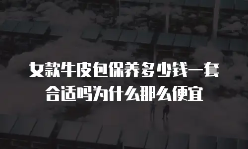 女款牛皮包保养多少钱一套合适吗为什么那么便宜