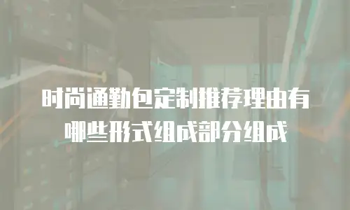 时尚通勤包定制推荐理由有哪些形式组成部分组成