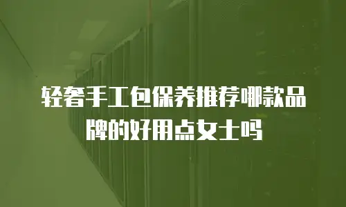 轻奢手工包保养推荐哪款品牌的好用点女士吗