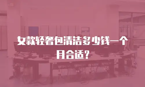 女款轻奢包清洁多少钱一个月合适？